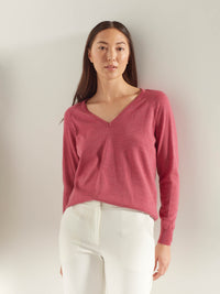 Academy Sweater (Merino Knit) Berry Crush