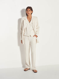 Emery Pant (Foundation Suiting) Chalk