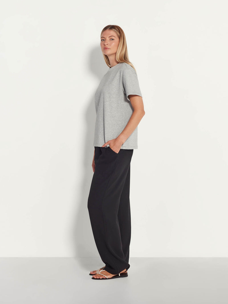 Relaxed T (Heavy Cotton Knit) Light Grey Marle