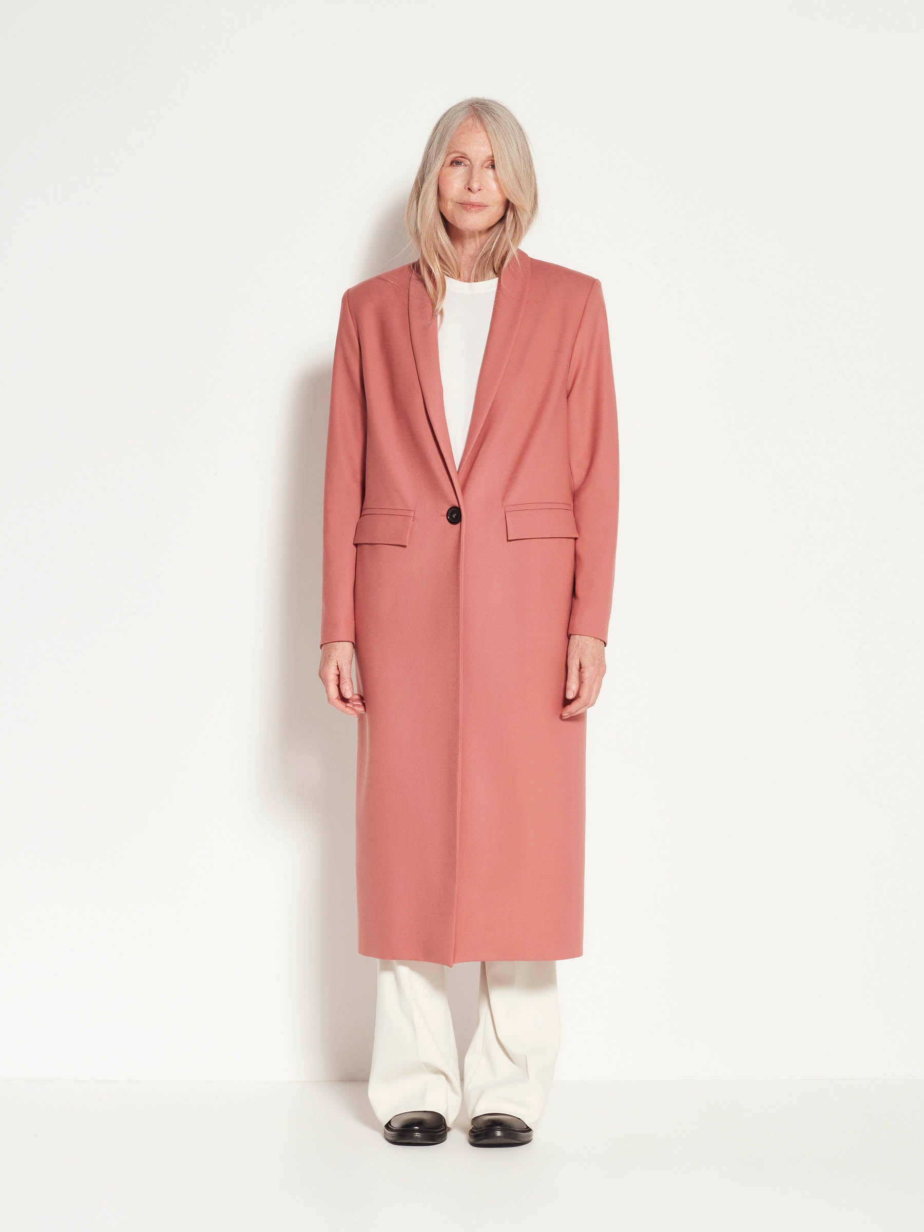 Morgan Coat (Rosewood Twill) Rosey – Juliette Hogan