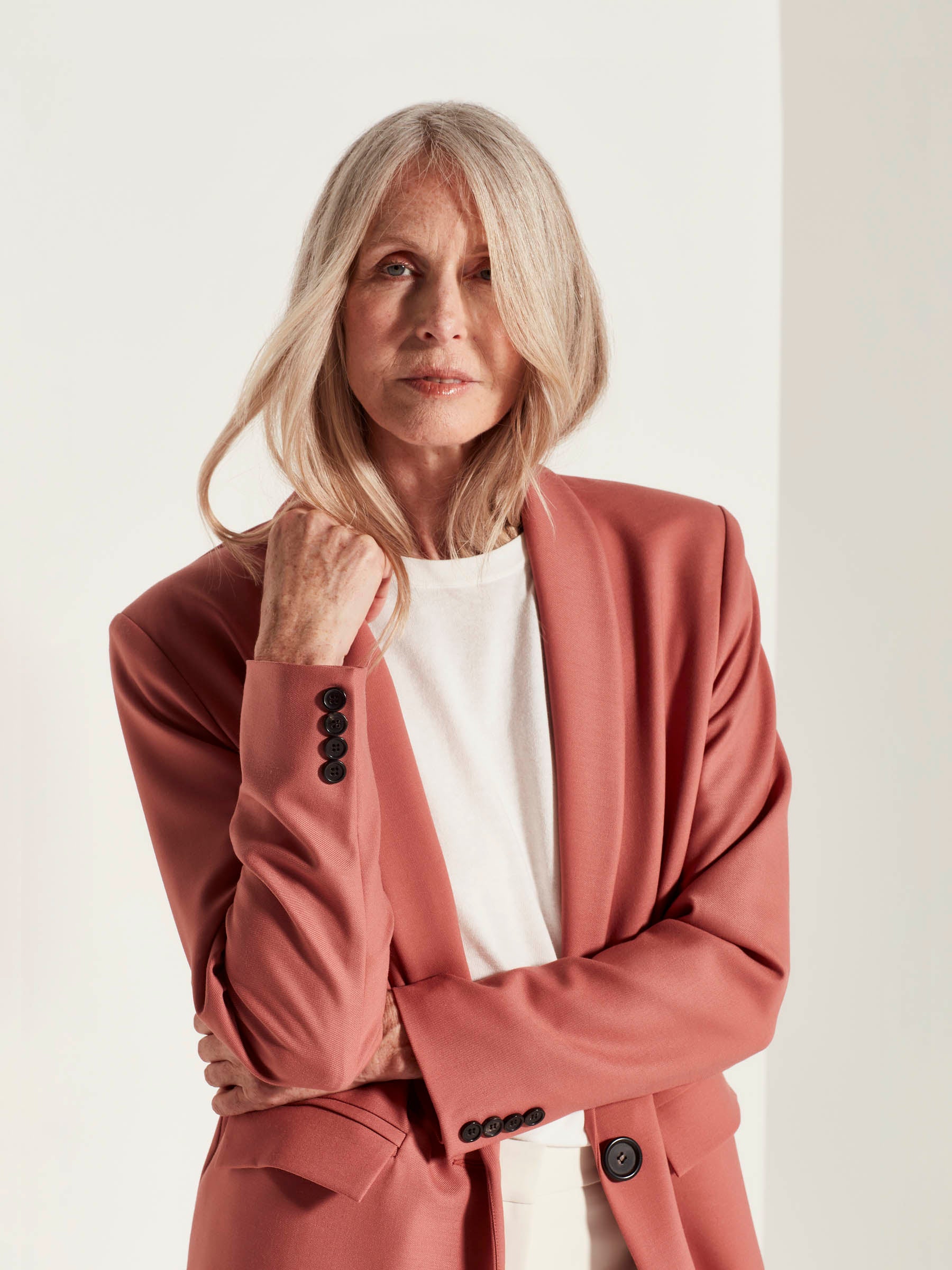 muguet stand collar midi coat（PINK） Ted Baker Midi Coat, Light Pink