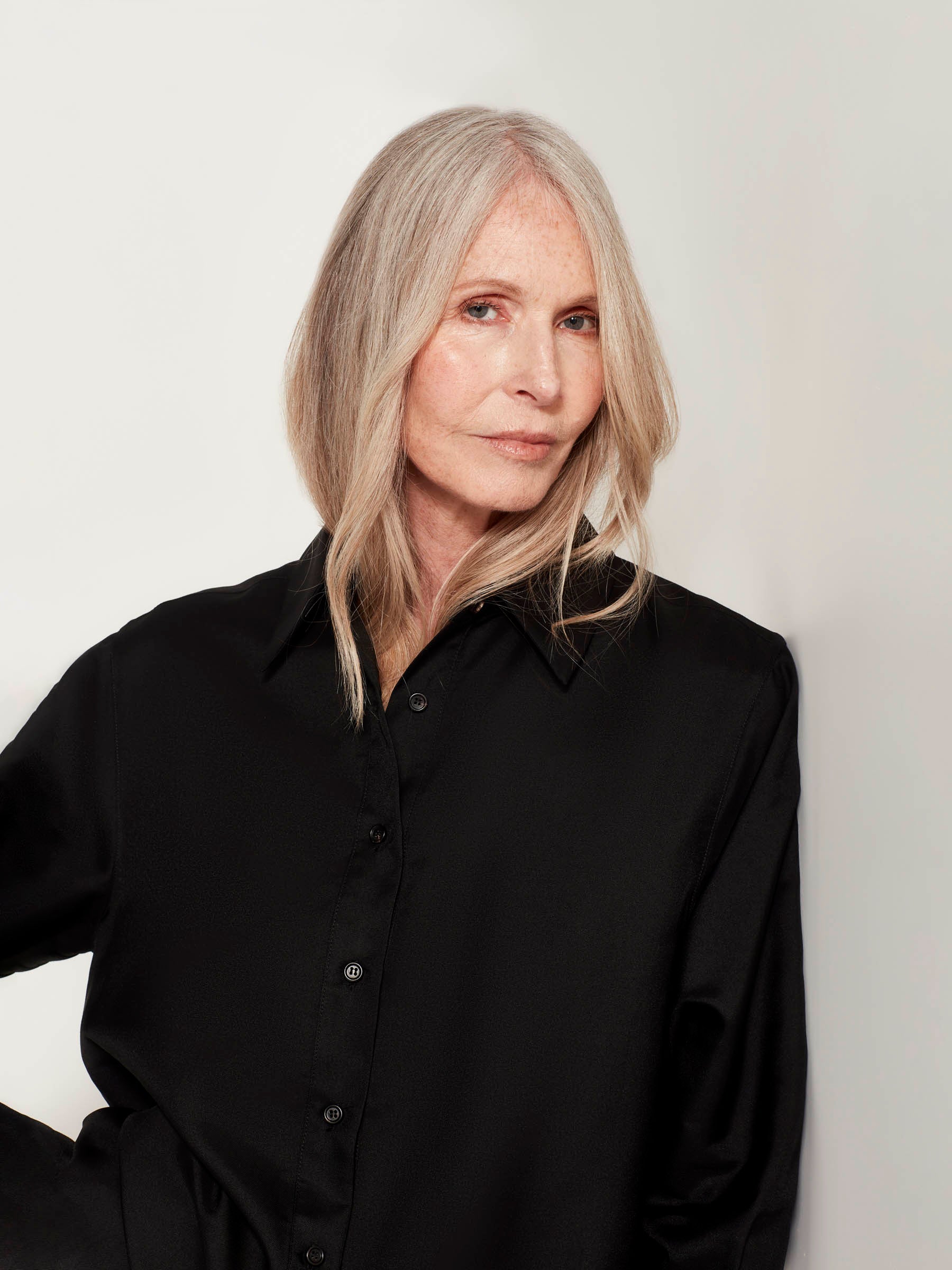Elara Shirt (Wool Silk Twill) Black – Juliette Hogan