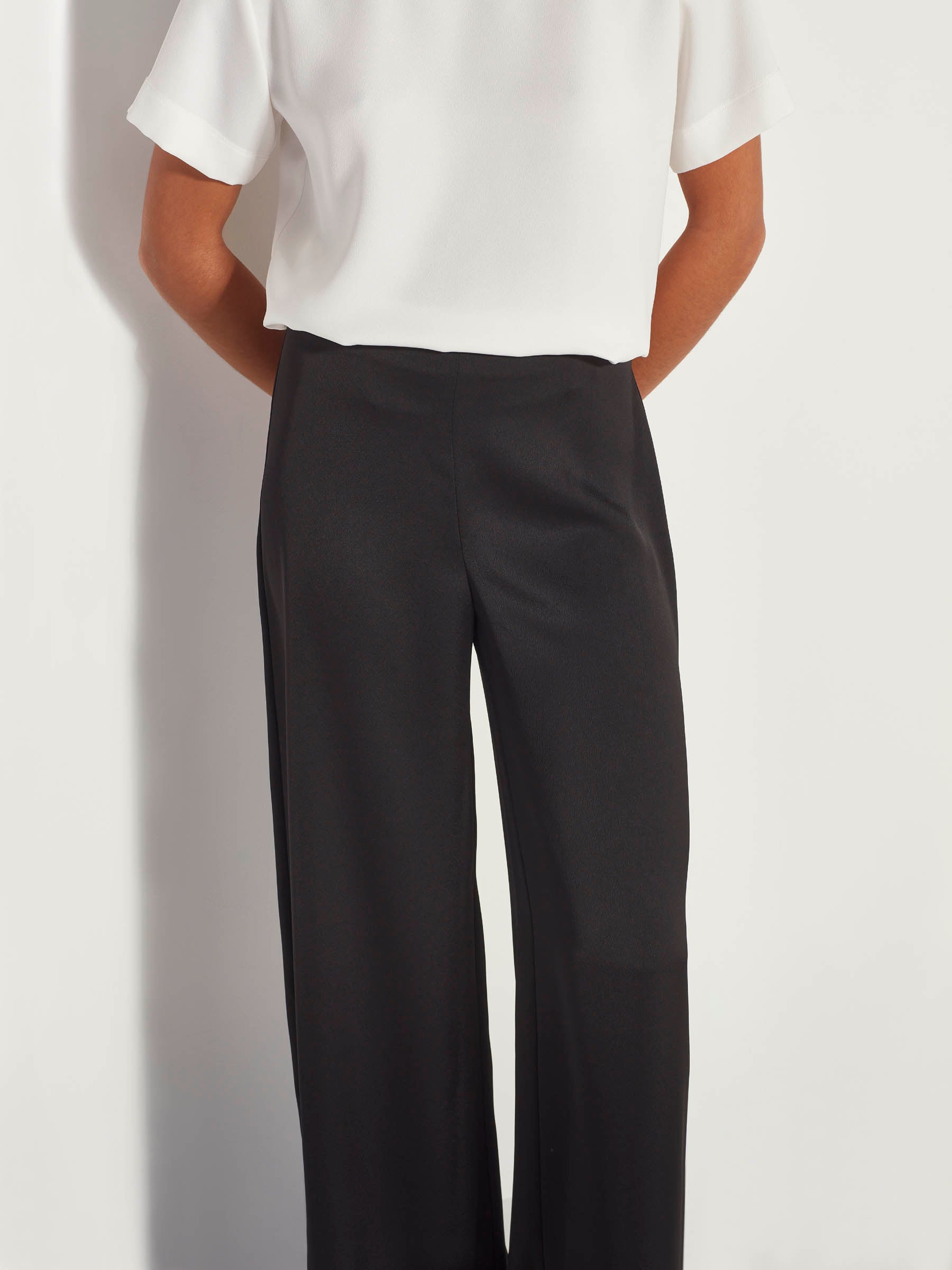 Frank Pant (Luxe Crepe) Black – Juliette Hogan