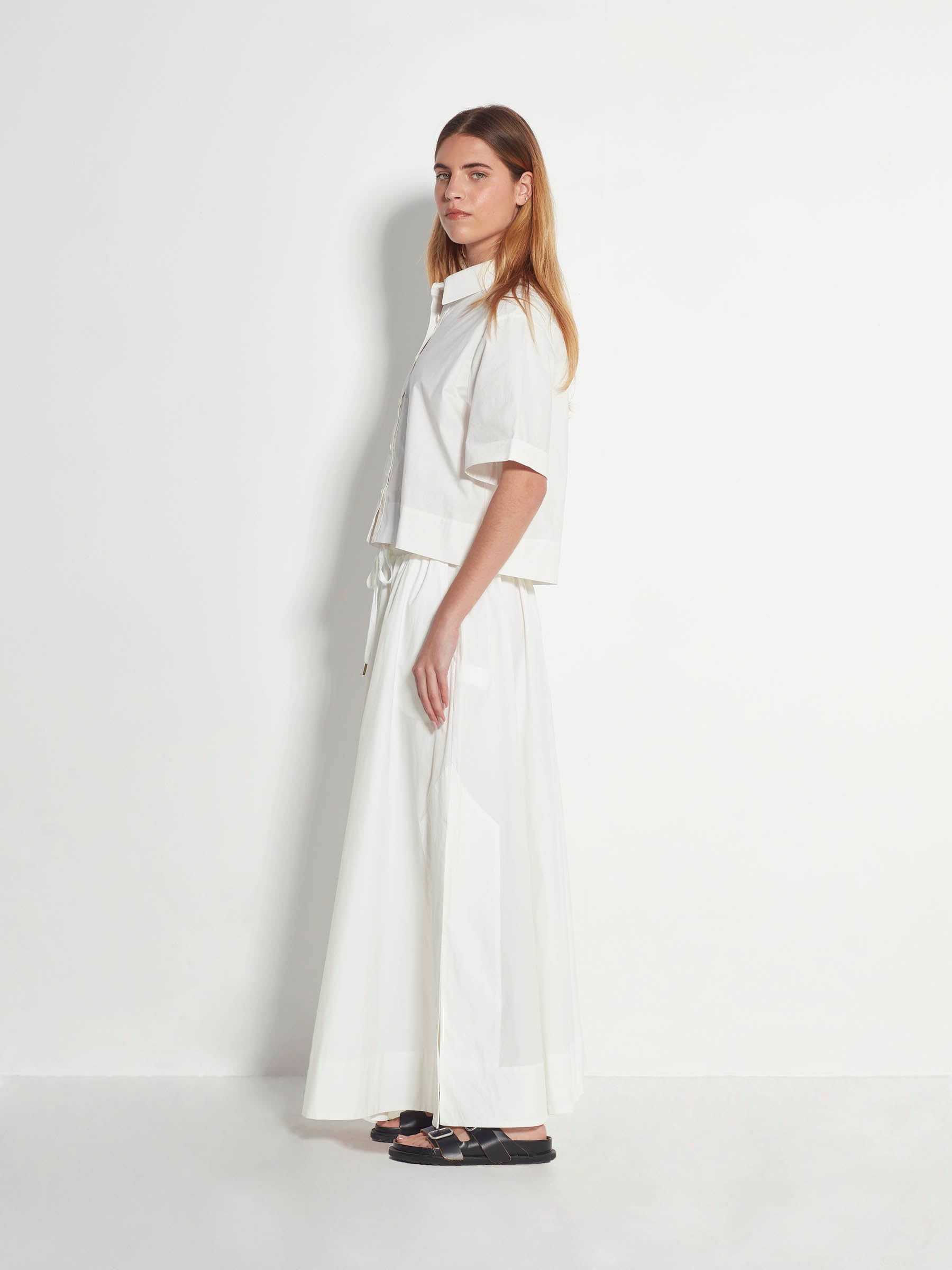 Kev Skirt (Organic Cotton) White