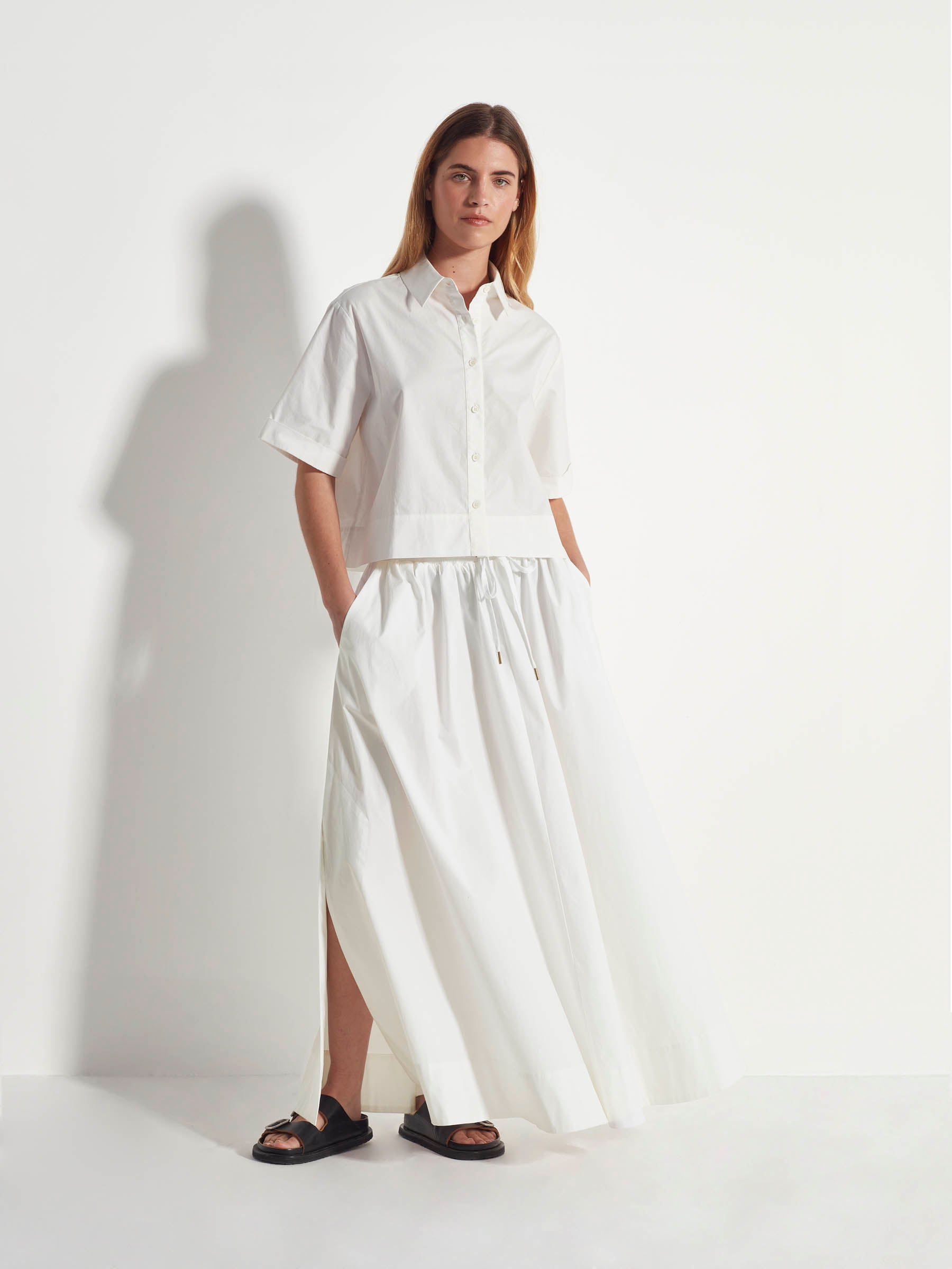 Kev Skirt (Organic Cotton) White
