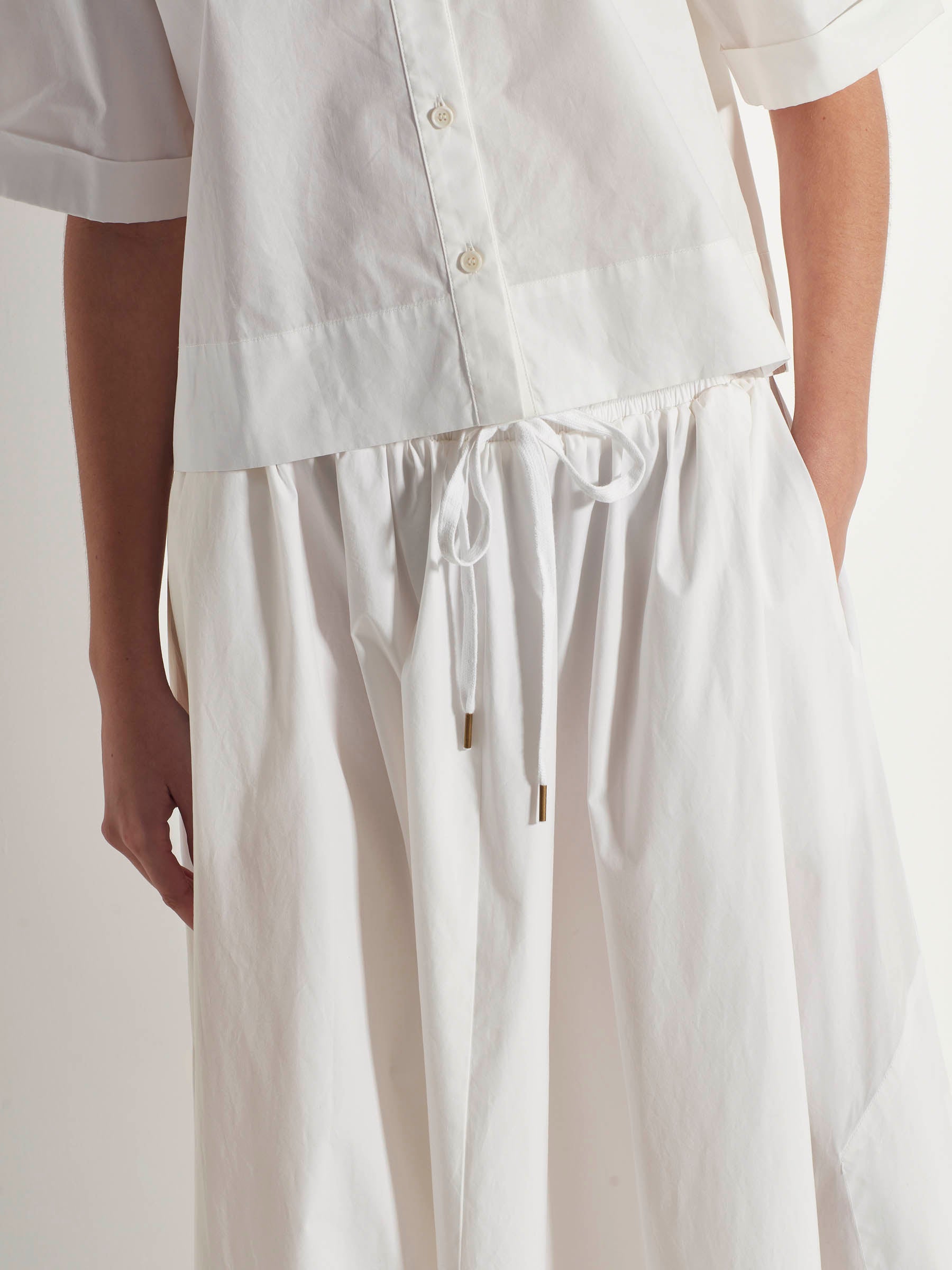 Kev Skirt (Organic Cotton) White