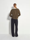 Contrast Twin Cardi (Cashmere) Ivy