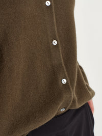 Contrast Twin Cardi (Cashmere) Ivy