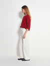 Contrast Twin Cardi (Cashmere) Macaroon