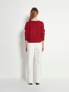Contrast Twin Cardi (Cashmere) Macaroon