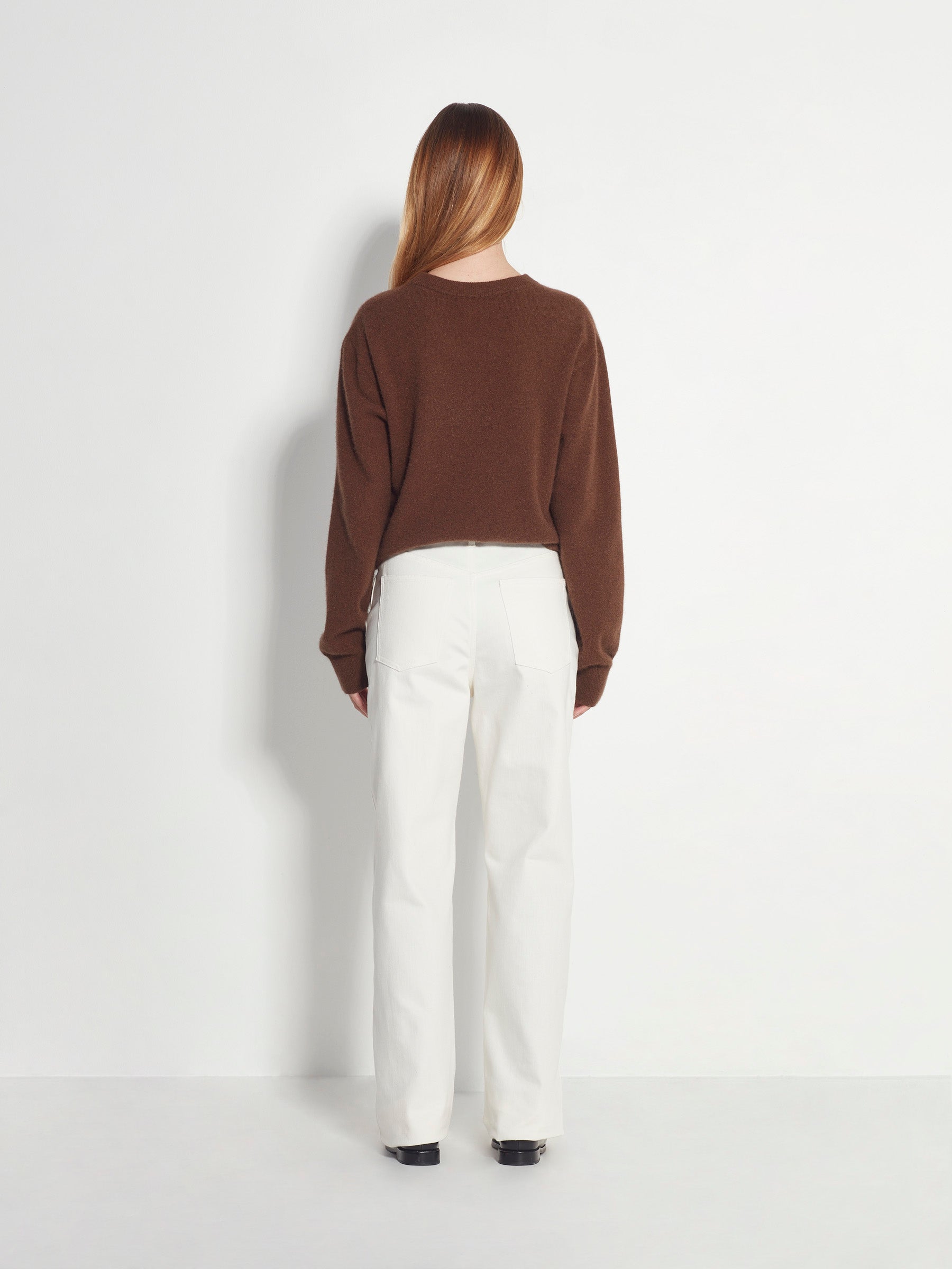 Brooke Trouser (Denim) Ivory