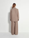 Peak Tuxe Jacket (Fine Wool Suiting) Salt and Pepper