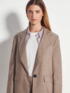 Peak Tuxe Jacket (Fine Wool Suiting) Salt and Pepper