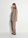 Peak Tuxe Jacket (Fine Wool Suiting) Salt and Pepper