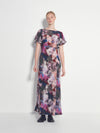 Camelia Dress (Floral Veil Silk CDC) Dreamscape