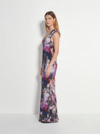 Kenna Dress (Floral Veil Silk CDC) Dreamscape