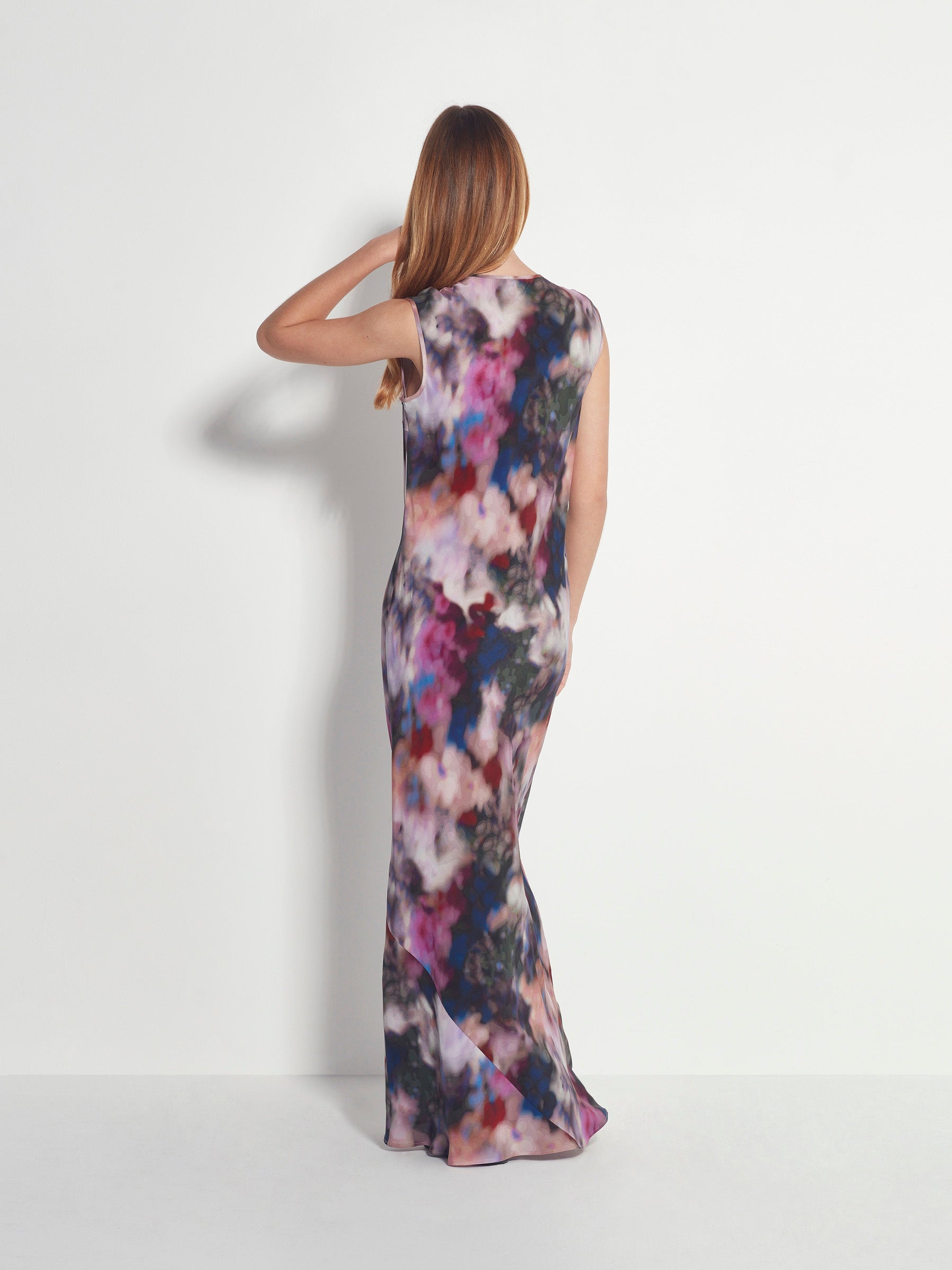 Kenna Dress (Floral Veil Silk CDC) Dreamscape