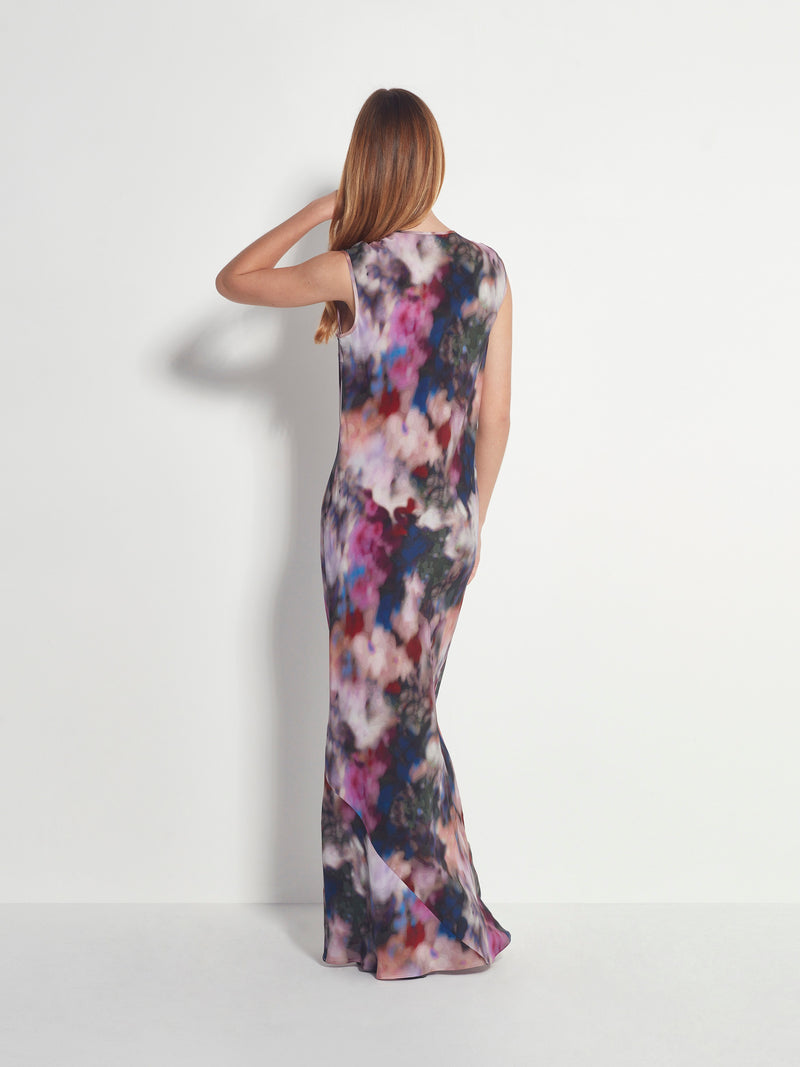 Kenna Dress (Floral Veil Silk CDC) Dreamscape