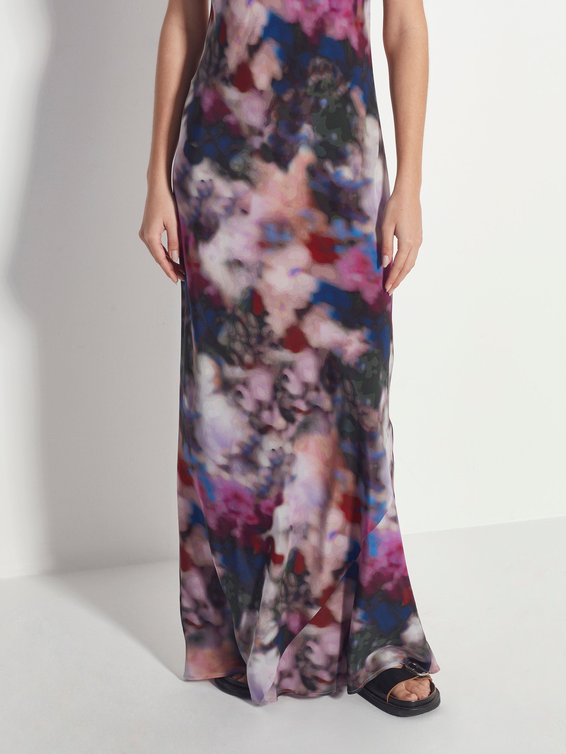 Kenna Dress (Floral Veil Silk CDC) Dreamscape