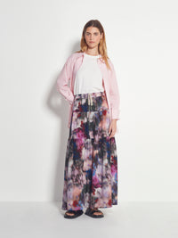Nova Skirt (Floral Veil Silk CDC) Dreamscape