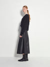 Pipi Skirt (Faux Leather) Black