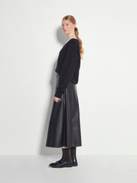 Pipi Skirt (Faux Leather) Black