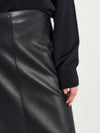 Pipi Skirt (Faux Leather) Black