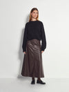 Pipi Skirt (Faux Leather) Espresso