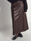 Pipi Skirt (Faux Leather) Espresso