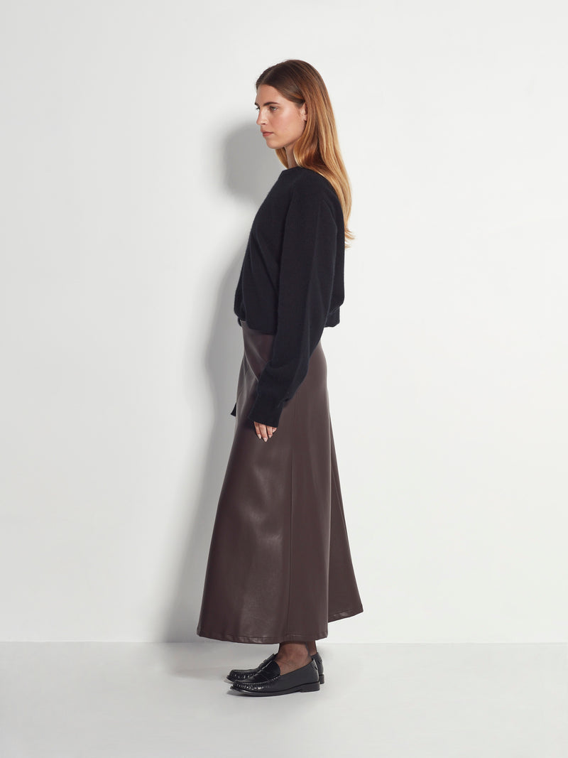 Pipi Skirt (Faux Leather) Espresso