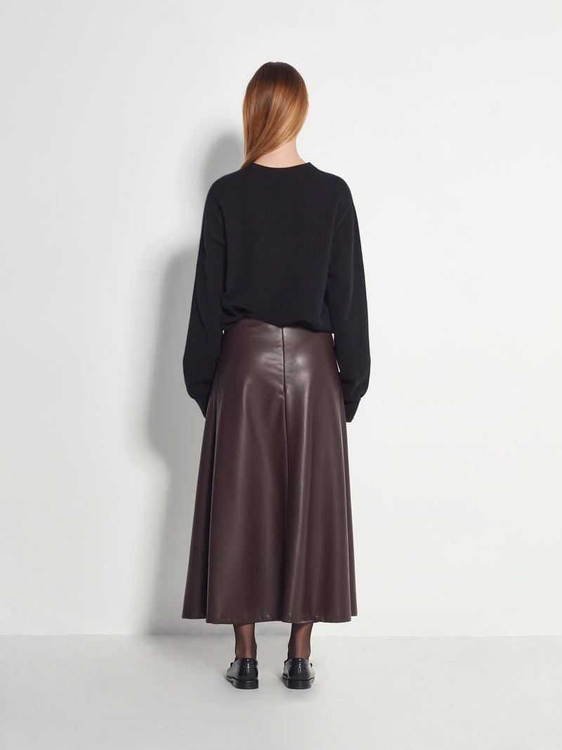 Pipi Skirt (Faux Leather) Espresso