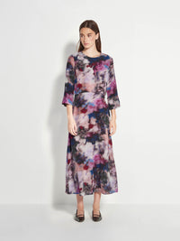 Rosie Dress (Floral Veil Silk CDC) Dreamscape