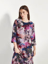 Rosie Dress (Floral Veil Silk CDC) Dreamscape