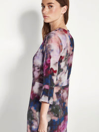 Rosie Dress (Floral Veil Silk CDC) Dreamscape