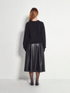 Salem Skirt (Faux Leather) Black