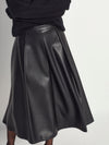 Salem Skirt (Faux Leather) Black