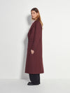 Mantelle Coat (Gaberdine Coating) Burgundy