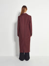 Mantelle Coat (Gaberdine Coating) Burgundy