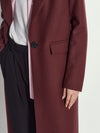 Mantelle Coat (Gaberdine Coating) Burgundy