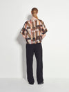 Bonet T (Geo Maze Silk Linen) Painterly