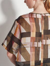 Bonet T (Geo Maze Silk Linen) Painterly