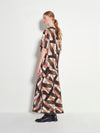 Drape T (Geo Maze Silk CDC) Painterly