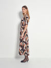 Tilda Dress (Geo Maze Silk CDC) Painterly