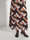 Tilda Dress (Geo Maze Silk CDC) Painterly