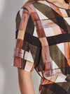Tilda Dress (Geo Maze Silk CDC) Painterly