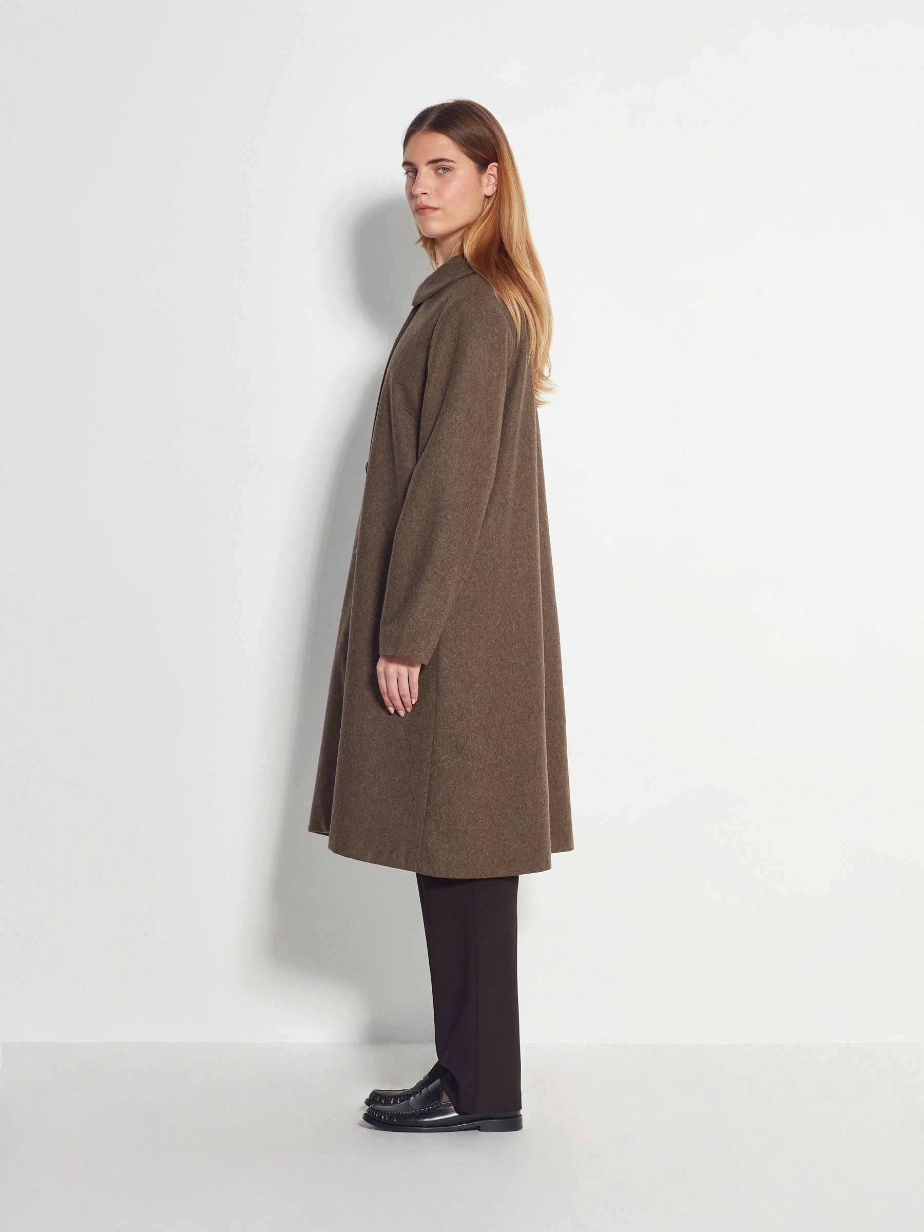 Car Coat (Light Wool) Khaki – Juliette Hogan