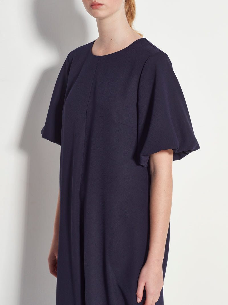 Peyton Dress (Luxe Crepe) Navy