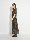 Sawyer Dress (Midnight Flora) Moss