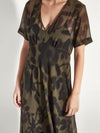 Sawyer Dress (Midnight Flora) Moss