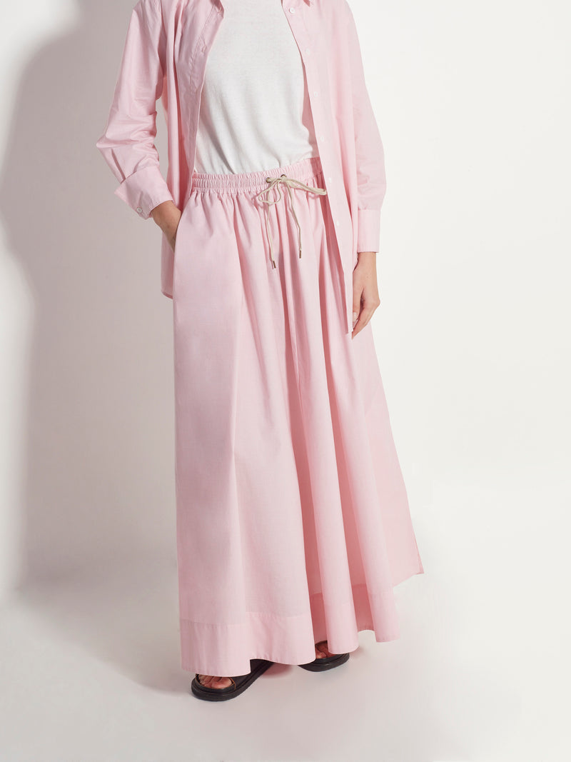 Kev Skirt (Pastel Cotton) Pale Pink